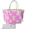 Louis Vuitton Giant Monogram Neverfull MM Tote Pink Lilac